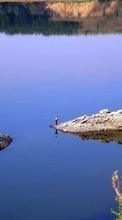 Камни, Озера, Пейзаж для Sony Ericsson W700