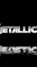 Новые обои 320x240 на телефон скачать бесплатно: Логотипы, Металлика (Metallica), Музыка.