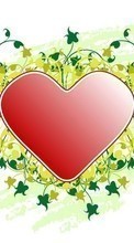 Новые обои 240x400 на телефон скачать бесплатно: День святого Валентина (Valentine&#039;s day), Любовь, Рисунки, Сердца.