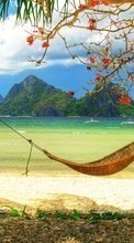 Море, Пальмы, Пейзаж, Пляж для Sony Ericsson Xperia PLAY