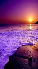 Море, Пейзаж, Пляж, Закат для Samsung Galaxy Core