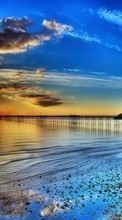 Море, Пейзаж, Пляж, Закат для Samsung Galaxy Core