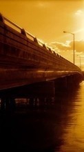 Мосты, Пейзаж, Солнце для Asus ZenFone 2