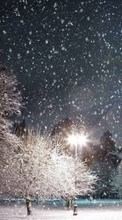 Ночь,Пейзаж,Снег,Зима для Meizu MX4