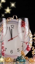 Новые обои на телефон скачать бесплатно: Новый Год (New Year), Праздники, Часы.