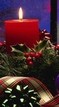Новый Год (New Year), Праздники, Рождество (Christmas, Xmas), Свечи для LG Optimus L7 2 P715