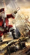 Новый Год (New Year), Пираты, Рождество (Christmas, Xmas), Санта Клаус (Santa Claus), Юмор