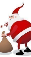 Новые обои на телефон скачать бесплатно: Новый Год (New Year), Праздники, Рождество (Christmas, Xmas), Санта Клаус (Santa Claus).