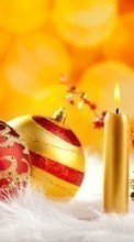 Новые обои на телефон скачать бесплатно: Новый Год (New Year), Праздники, Рождество (Christmas, Xmas), Свечи.