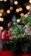 Новые обои на телефон скачать бесплатно: Новый Год (New Year),Праздники,Свечи.