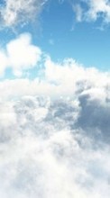 Облака,Пейзаж для Samsung B3210