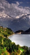 Озера,Пейзаж,Природа для Sony Ericsson K700
