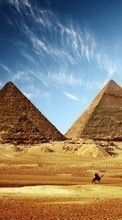 Новые обои на телефон скачать бесплатно: Пейзаж,Пирамиды.