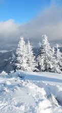 Новые обои на телефон скачать бесплатно: Пейзаж,Природа,Снег,Зима.
