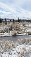 Пейзаж, Река, Зима для BlackBerry Z3