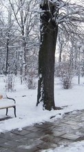 Новые обои на телефон скачать бесплатно: Пейзаж,Снег,Зима.