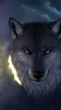 Новые обои 1080x1920 на телефон скачать бесплатно: Волки, Животные, Рисунки.