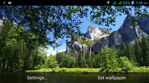 Скачать бесплатные живые обои Пейзаж для Андроид на рабочий стол планшета: Amazing nature.