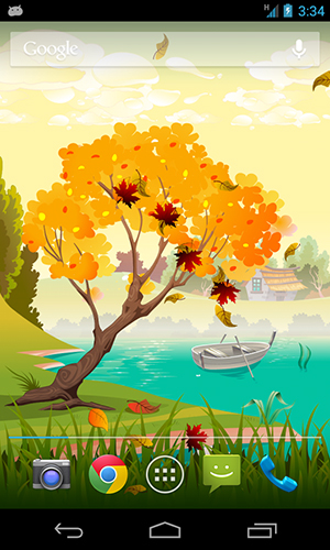 Скачать бесплатно живые обои Autumn by blakit на Андроид телефоны и планшеты.