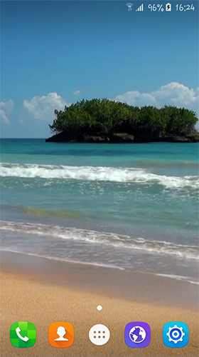 Скачать бесплатные живые обои Пейзаж для Андроид на рабочий стол планшета: Beach by Byte Mobile.