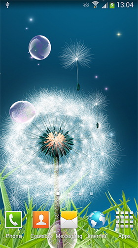 Скачать бесплатные живые обои Цветы для Андроид на рабочий стол планшета: Dandelions by Amax LWPS.