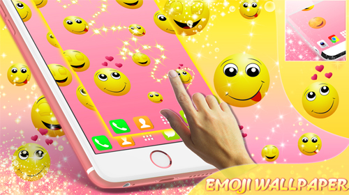 Скачать бесплатные живые обои Абстрактные для Андроид на рабочий стол планшета: Emoji.