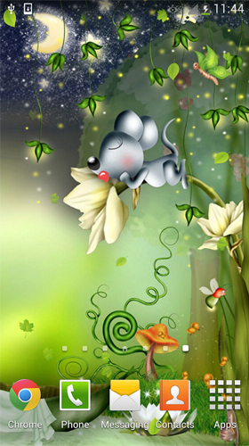 Скачать бесплатные живые обои Мультфильмы для Андроид на рабочий стол планшета: Fairy by orchid.