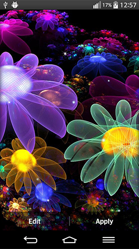0 glowing flowers by my live wallpaper05