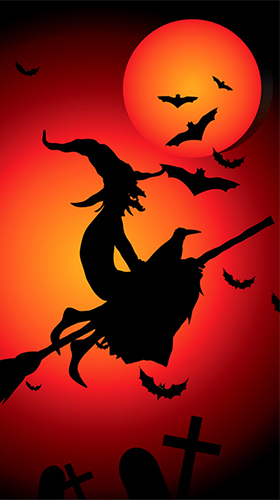Скачать бесплатные живые обои Интерактивные для Андроид на рабочий стол планшета: Halloween by Latest Live Wallpapers.