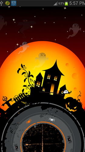 Скачать бесплатно живые обои Halloween by live wallpaper HongKong на Андроид телефоны и планшеты.