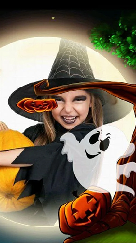 Скачать бесплатно живые обои Halloween: Kids photo на Андроид телефоны и планшеты.