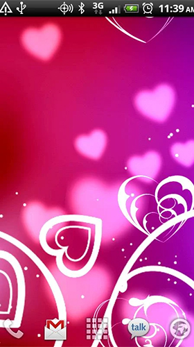 Скачать бесплатно живые обои Hearts by Kittehface Software на Андроид телефоны и планшеты.