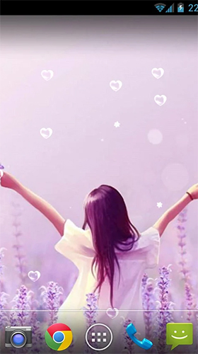 Скачать бесплатно живые обои Lavender by orchid на Андроид телефоны и планшеты.