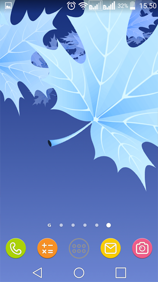 Скачать бесплатные живые обои Растения для Андроид на рабочий стол планшета: Maple Leaves.