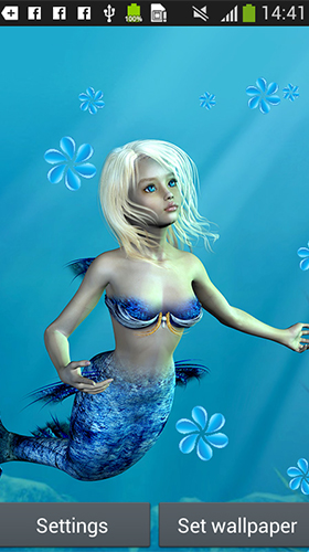 Скачать бесплатно живые обои Mermaid by Latest Live Wallpapers на Андроид телефоны и планшеты.