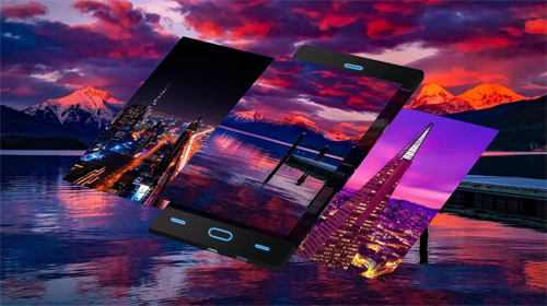 Скачать бесплатные живые обои Векторные для Андроид на рабочий стол планшета: Neon 2 HD.