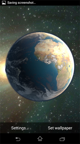 Скачать бесплатные живые обои Космос для Андроид на рабочий стол планшета: Planets by H21 lab.