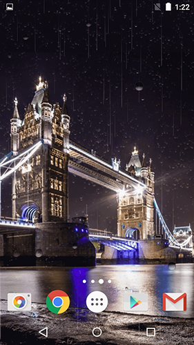 Скачать бесплатно живые обои Rainy London by Phoenix Live Wallpapers на Андроид телефоны и планшеты.