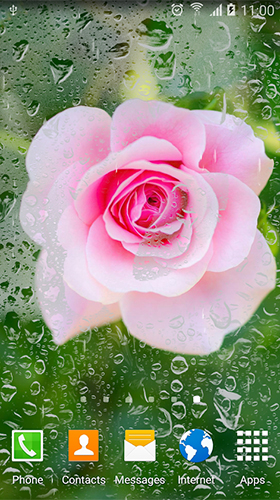 Скачать бесплатные живые обои Цветы для Андроид на рабочий стол планшета: Roses by Live Wallpapers 3D.