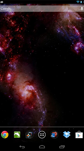 Скачать бесплатные живые обои Космос для Андроид на рабочий стол планшета: Space galaxy 3D by SoundOfSource.