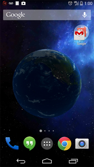 Скачать бесплатные живые обои Космос для Андроид на рабочий стол планшета: Universe 3D.