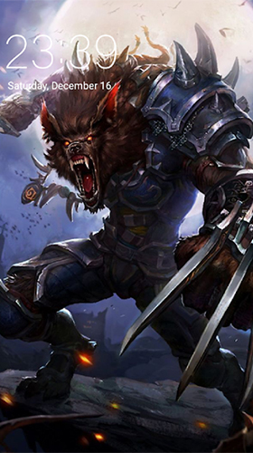 Скачать бесплатно живые обои Werewolf на Андроид телефоны и планшеты.