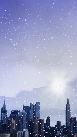 Скачать бесплатные живые обои Погодные для Андроид на рабочий стол планшета: Winter Cities.