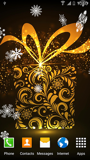 Abstract: Christmas - скачать живые обои на Андроид 2.3.5 телефон бесплатно.