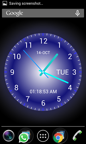 Analog clock - скачать живые обои на Андроид 1.1 телефон бесплатно.