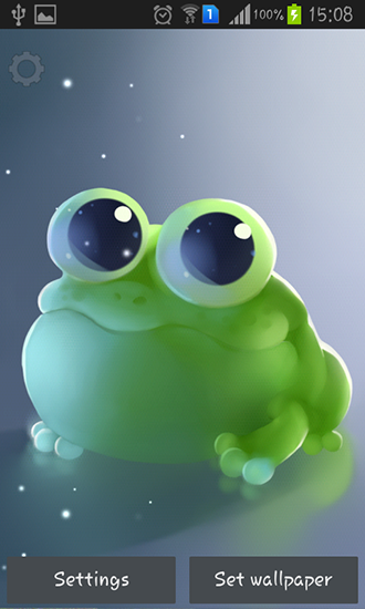 Apple frog - скачать живые обои на Андроид 8.0 телефон бесплатно.