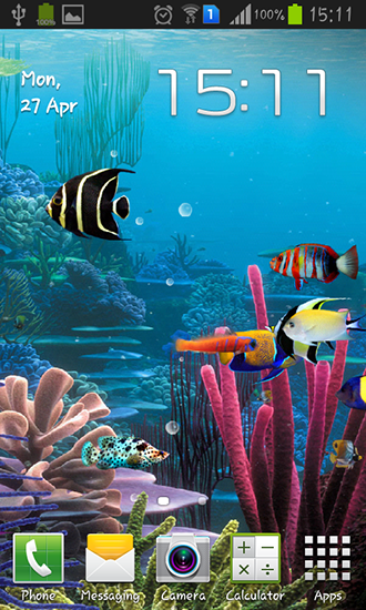 Aquarium by Cowboys - скачать живые обои на Андроид 6.0 телефон бесплатно.