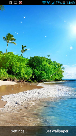 Скачать бесплатные живые обои Пейзаж для Андроид на рабочий стол планшета: Beautiful seascape.