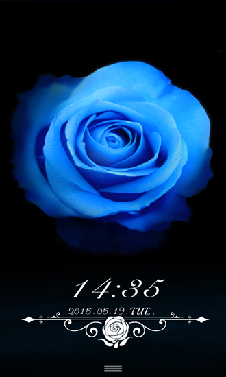 Скачать бесплатные живые обои Цветы для Андроид на рабочий стол планшета: Blue enchantress.