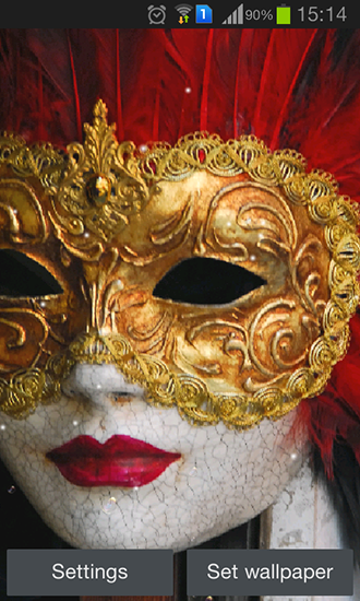 Скачать бесплатно живые обои Carnival mask на Андроид телефоны и планшеты.